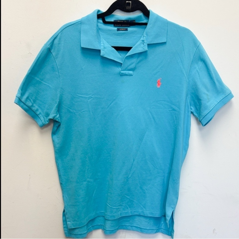 Polo by Ralph Lauren Men's Turquoise Polo Shirt